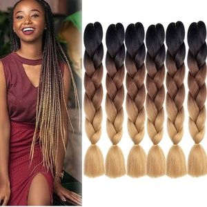 Ombré Braiding Hair